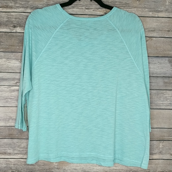 Nanette Lepore Play Knit Top Light Blue Size Small - Picture 6 of 9